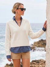 Load image into Gallery viewer, Carrie Mixed Media Sweater