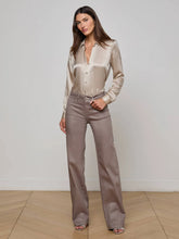 Load image into Gallery viewer, Clayton Coated Wide Leg