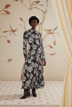 Load image into Gallery viewer, Bossa Banana Black Midi Dress