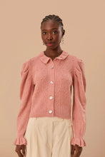 Load image into Gallery viewer, Ruffle Knit Cardigan