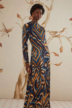 Load image into Gallery viewer, Pineapple Ikat Dress