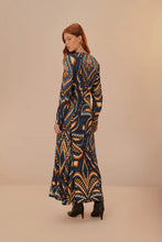 Load image into Gallery viewer, Pineapple Ikat Dress