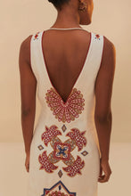 Load image into Gallery viewer, Marys Tiles Linen Midi