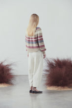 Load image into Gallery viewer, Mock Neck Striped Sweater