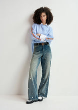Load image into Gallery viewer, Pearl Embellished Jeans