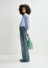 Load image into Gallery viewer, Pearl Embellished Jeans