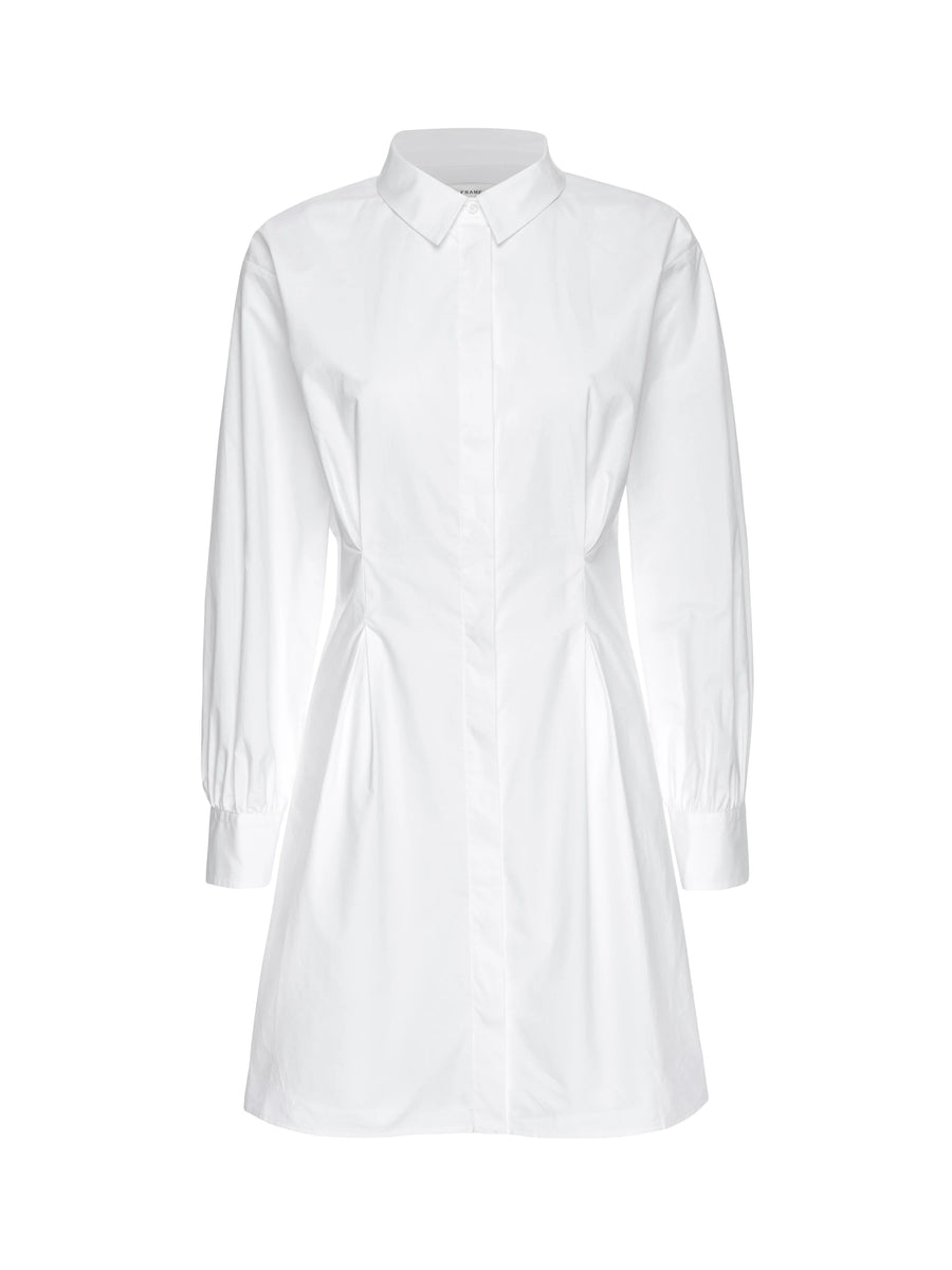 Pleated Sweatshirt Dress, Grey