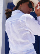 Load image into Gallery viewer, Tie Linen Blouse