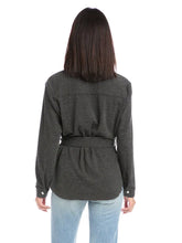 Load image into Gallery viewer, Belted L/S Shirt