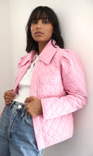 Load image into Gallery viewer, Puff Sleeve Quilted Jacket