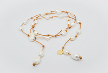 Load image into Gallery viewer, Lariat Classic Pearl Necklace
