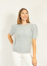Load image into Gallery viewer, Short Sleeve Bluebell Sweater
