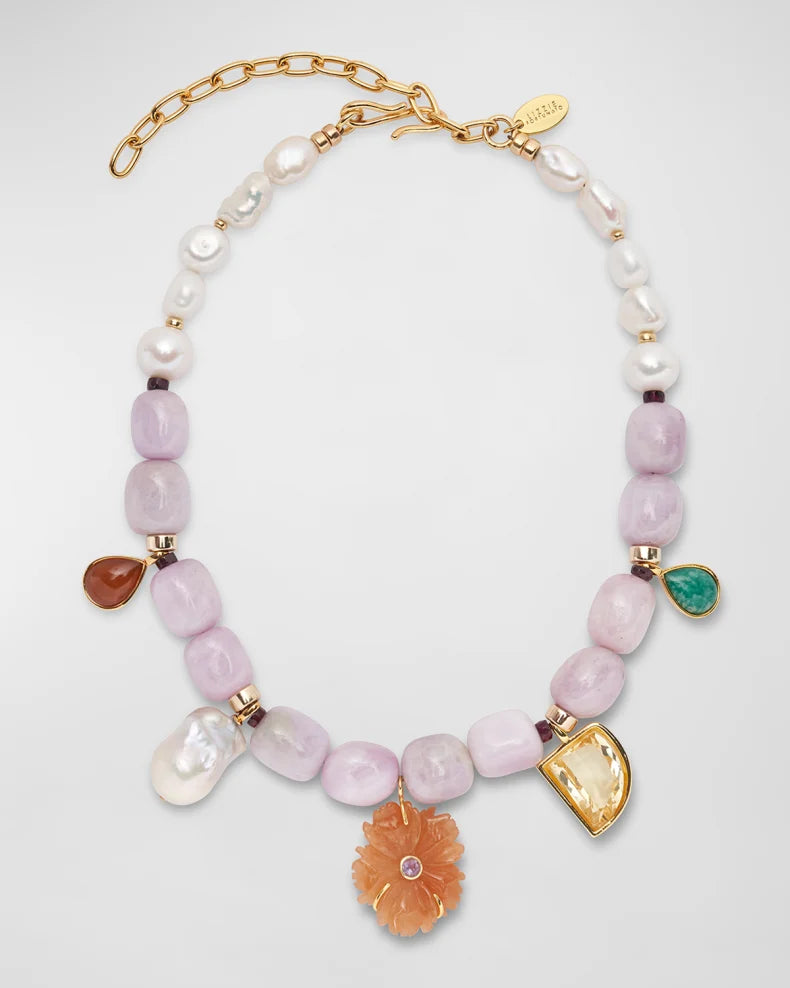 Basque Necklace in Lavender