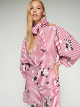 Load image into Gallery viewer, Striped Shirt w/Bow and
