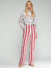 Load image into Gallery viewer, Red Striped Sailor Trousers
