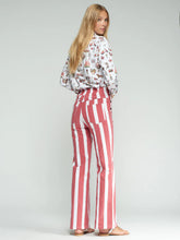 Load image into Gallery viewer, Red Striped Sailor Trousers
