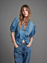 Load image into Gallery viewer, Denim Sailor Blouse
