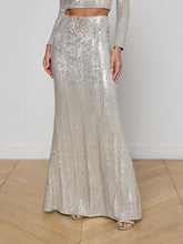 Load image into Gallery viewer, Zeta Sequin Maxi Skirt
