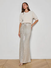 Load image into Gallery viewer, Zeta Sequin Maxi Skirt
