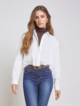 Load image into Gallery viewer, Cosette Crop Hi Lo Shirt
