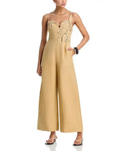 Load image into Gallery viewer, Sand Flowered Jumpsuit
