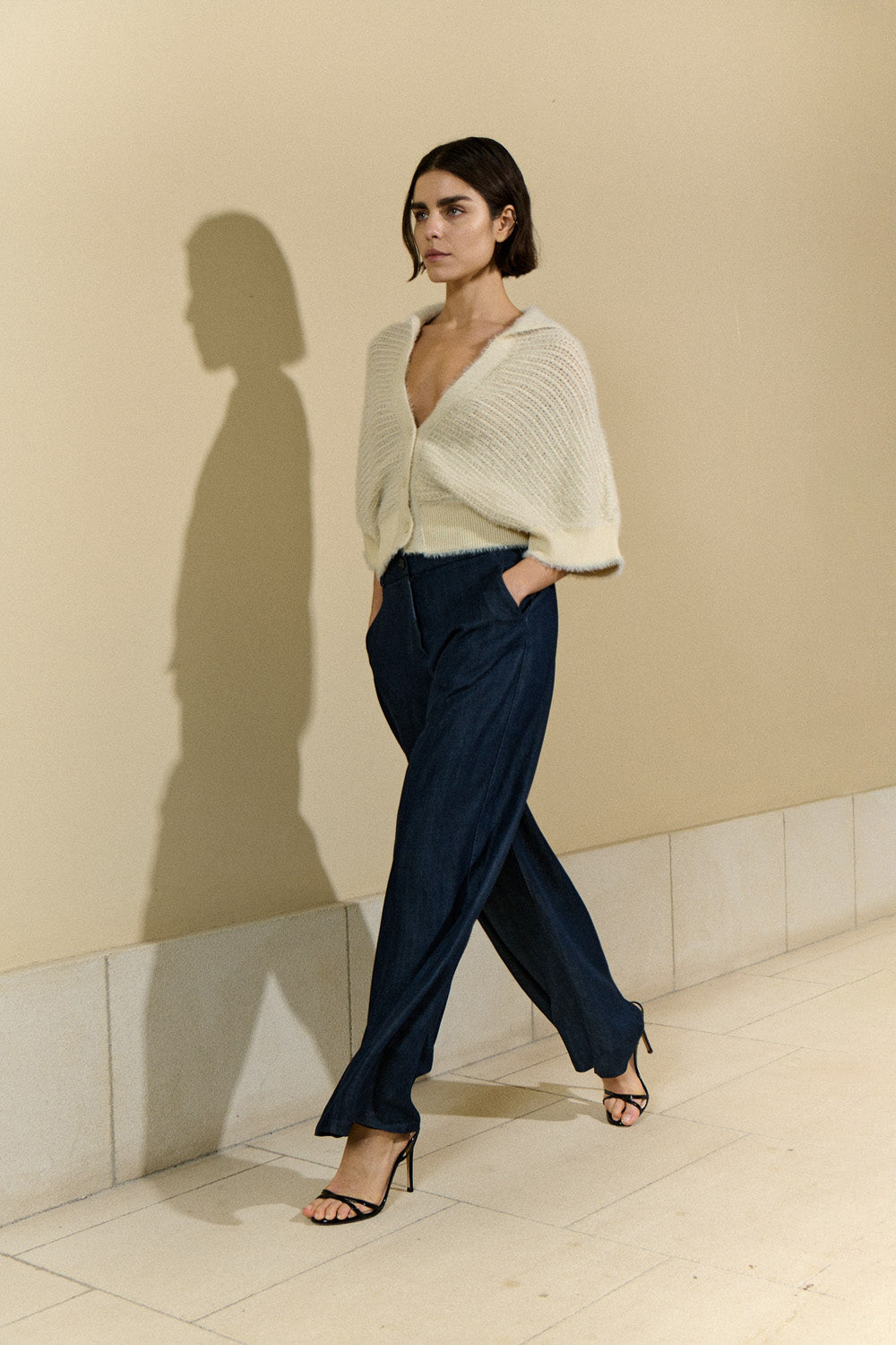 S/S Furry cardigan