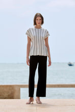 Load image into Gallery viewer, Vertical Striped Peplum
