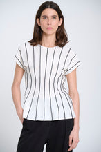 Load image into Gallery viewer, Vertical Striped Peplum
