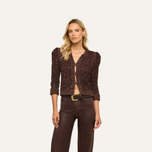 Load image into Gallery viewer, Thistle Sequined Cardigan
