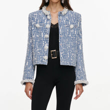 Load image into Gallery viewer, Textured Denim Jacket
