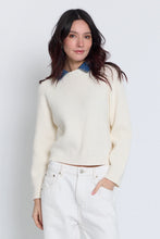 Load image into Gallery viewer, Dash Denim Collar Pullover
