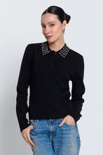 Load image into Gallery viewer, Amaya Rhinestone Polo
