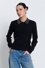 Load image into Gallery viewer, Amaya Rhinestone Polo
