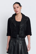 Load image into Gallery viewer, Quin Mixed Media Jacket
