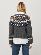 Load image into Gallery viewer, Mix Media jacquard Cardigan

