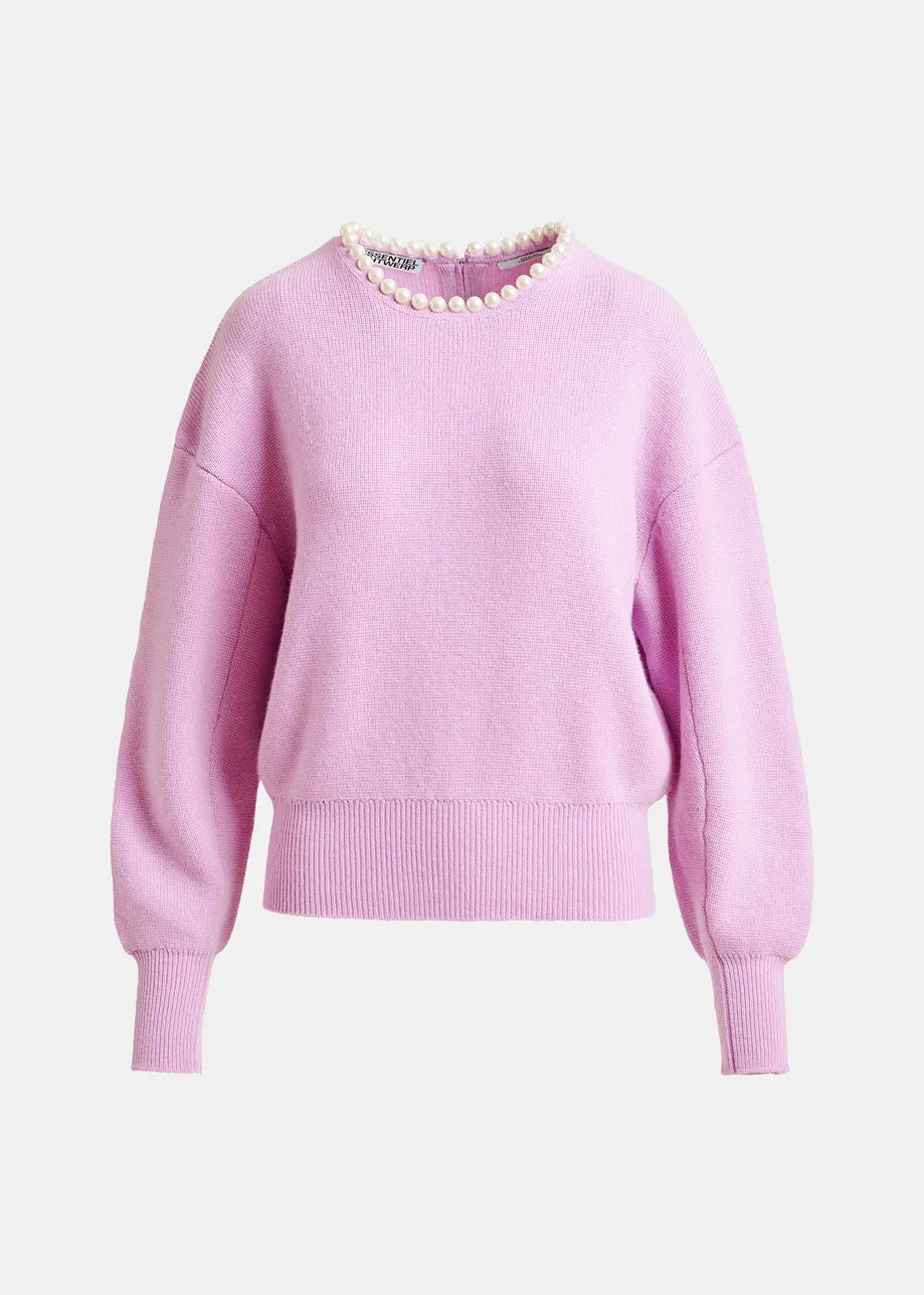 Embellished Knit Sweater