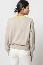 Load image into Gallery viewer, Crochet Trim Sweater
