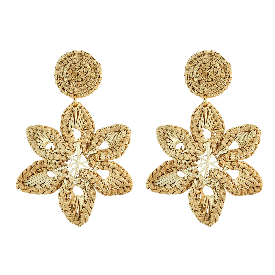 Rattan Celine Earrings