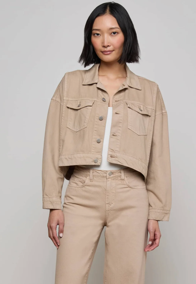 Vianney Hi-Lo Crop Jacket
