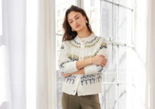 Load image into Gallery viewer, Astrid Fair Isle Cardigan Sweater
