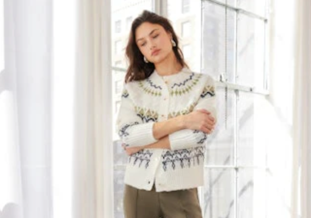 Astrid Fair Isle Cardigan Sweater
