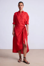 Load image into Gallery viewer, Alessandra Sarong Shirt Dress
