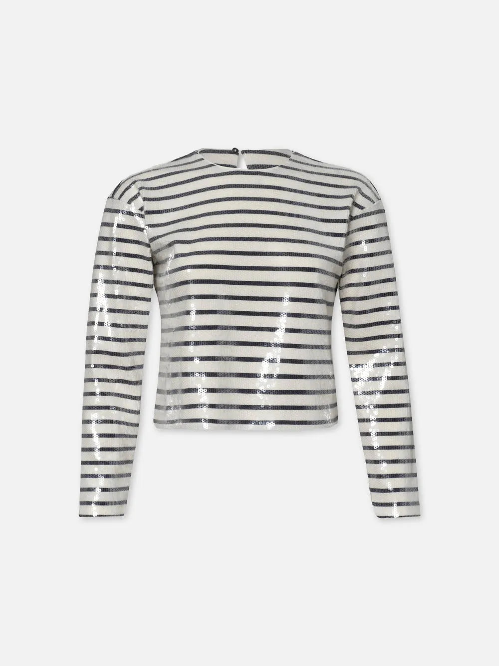 Striped Sequin Top