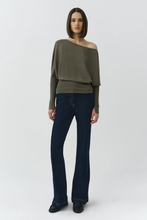 Load image into Gallery viewer, Lavina Draped Off Shoulder Sweater
