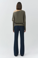 Load image into Gallery viewer, Lavina Draped Off Shoulder Sweater
