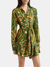 Load image into Gallery viewer, Pineapple Ikat Dress
