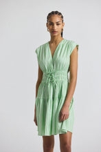 Load image into Gallery viewer, Tora Pintuck Stripe Dress
