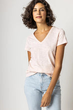 Load image into Gallery viewer, V Neck Back Seam Tee
