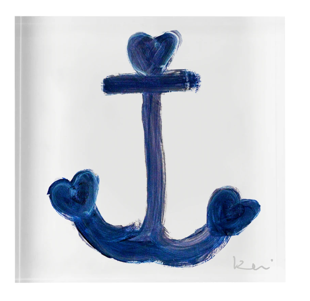 Anchor Indigo Block of Love
